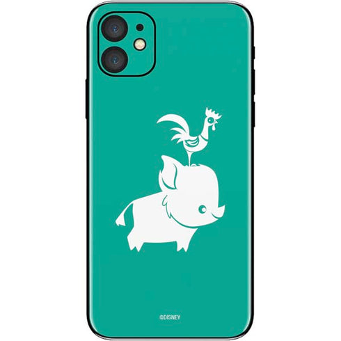 Disney Moana Heihei and Pua iPhone 11 Skin